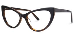 Ginna Cat Eye Tortoise Glasses 2