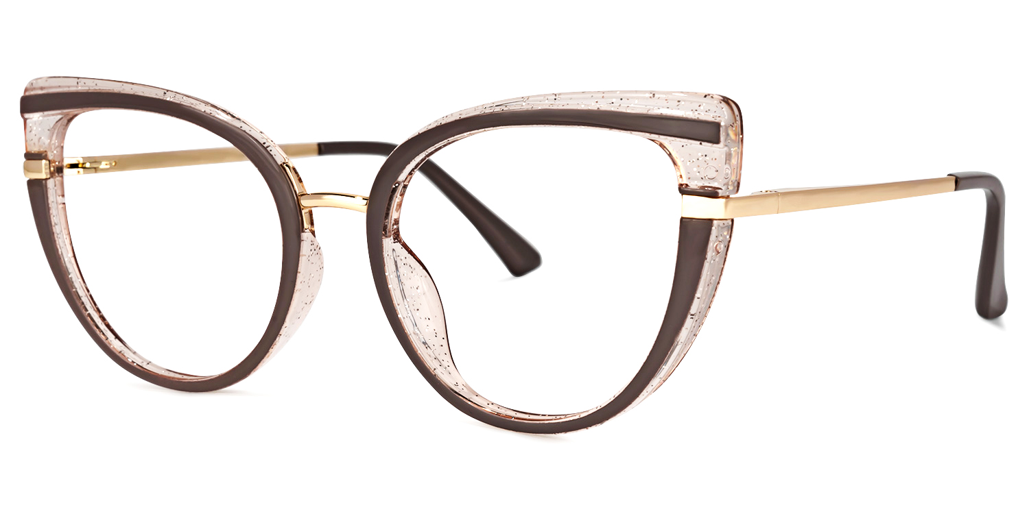 Medinas Cateye Khaki Glasses | ZEELOOL Canada1