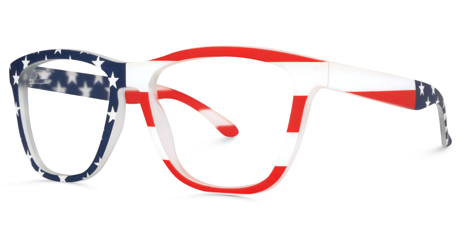 Pedro Square USA Flag Glasses | ZEELOOL Canada1