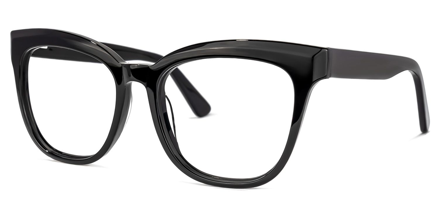 Payne Square Black Glasses | ZEELOOL Canada1