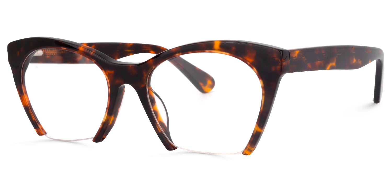 Christine Cat Eye Tortoise Glasses | ZEELOOL Canada1