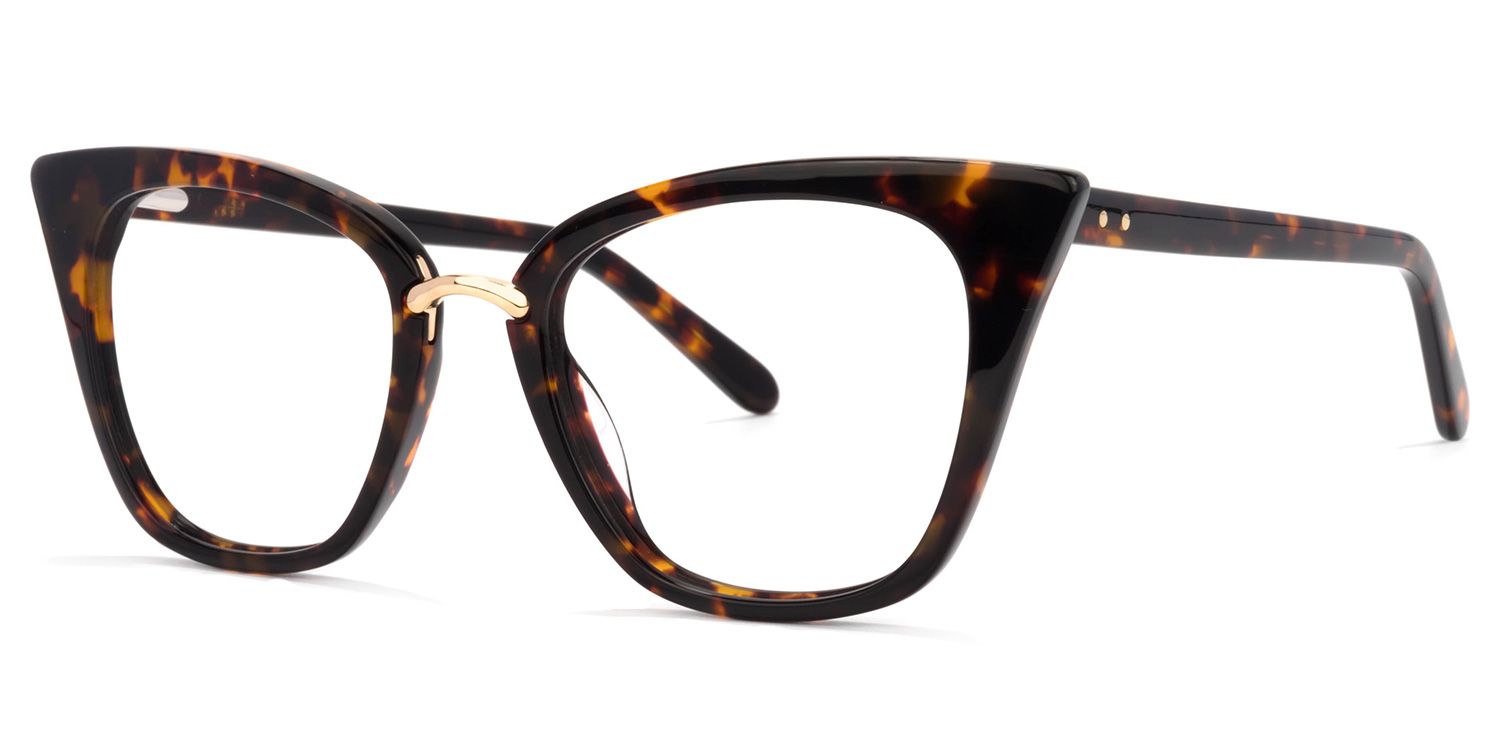 Wanda Cat Eye Tortoise Glasses | ZEELOOL Canada2