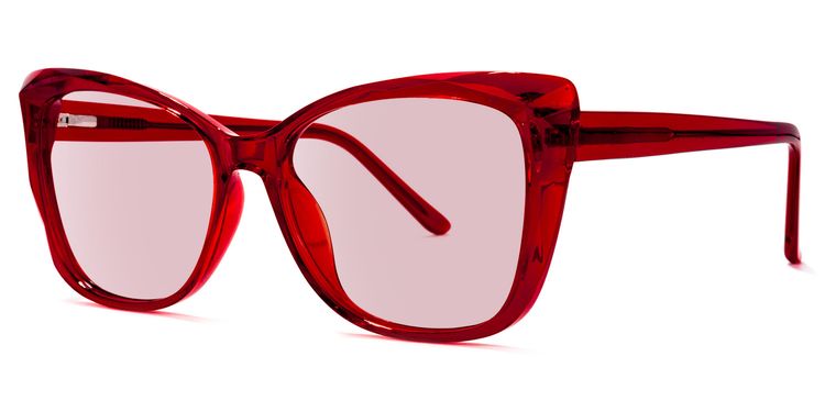 Farris Square Red Sunglasses