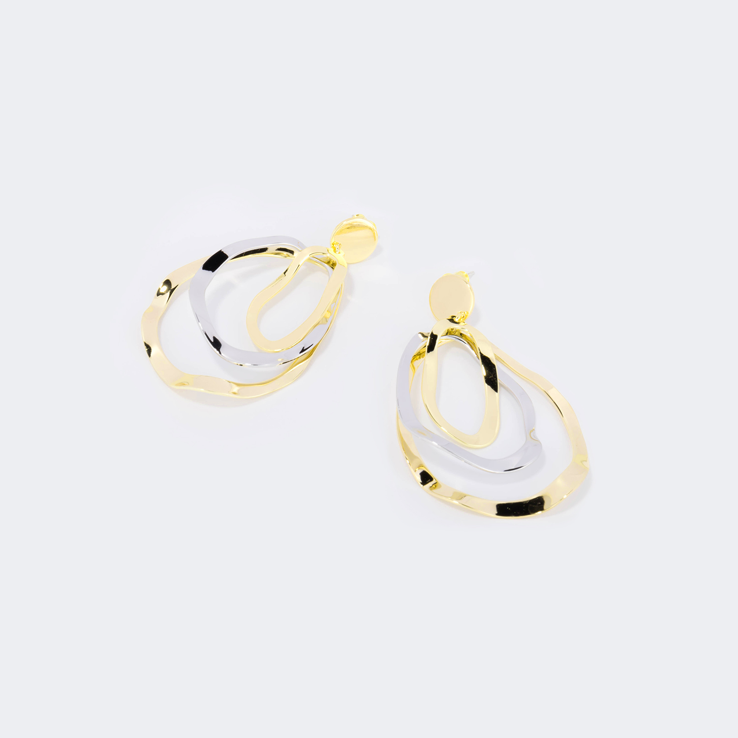 Stylish Pear-Shaped Metal Earrings | ZEELOOL Canada0