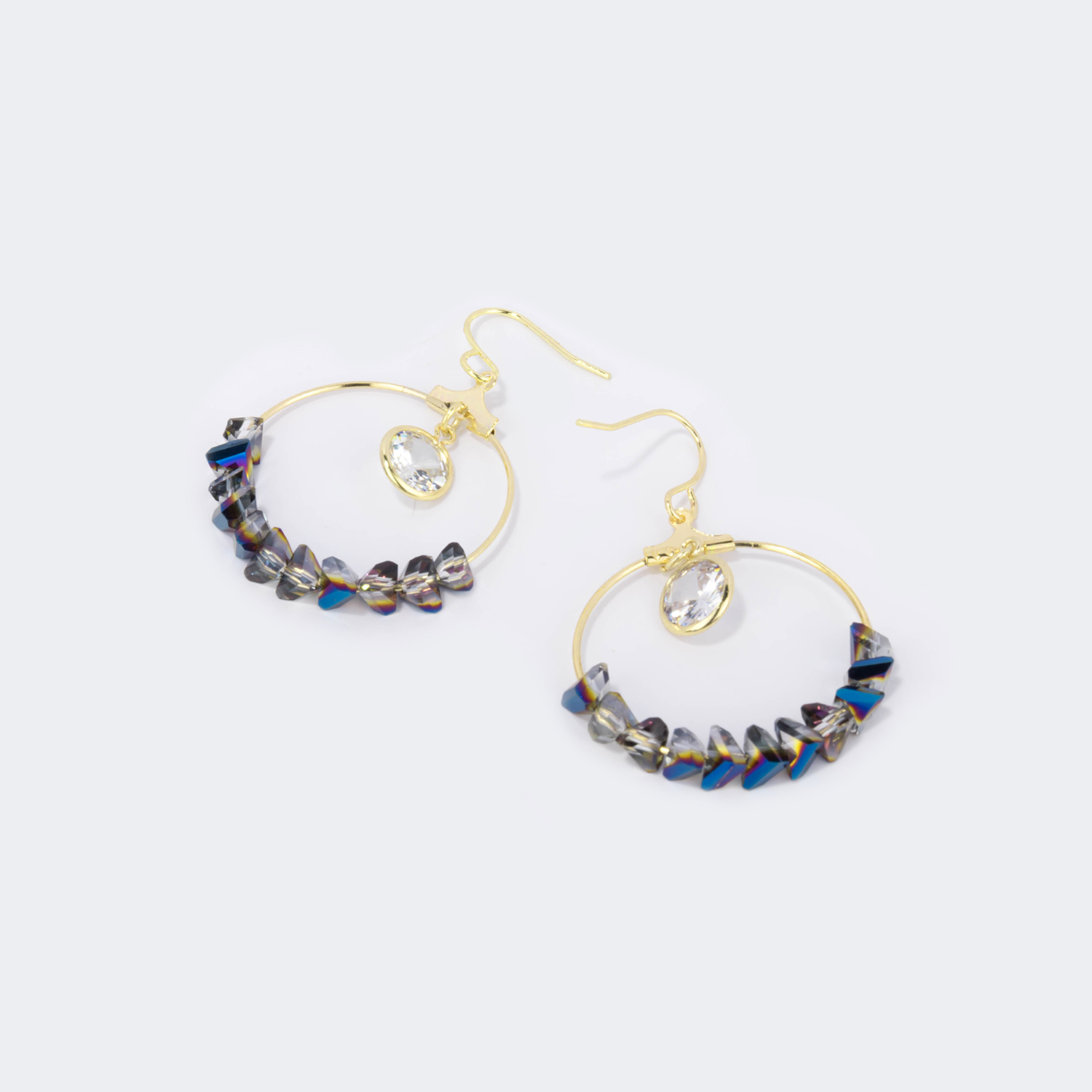 Stylish Sparkling Beaded Earrings | ZEELOOL Canada0