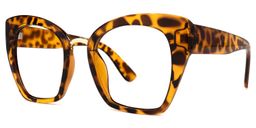 Denis Cat Eye Yellow-Tortoise Glasses1