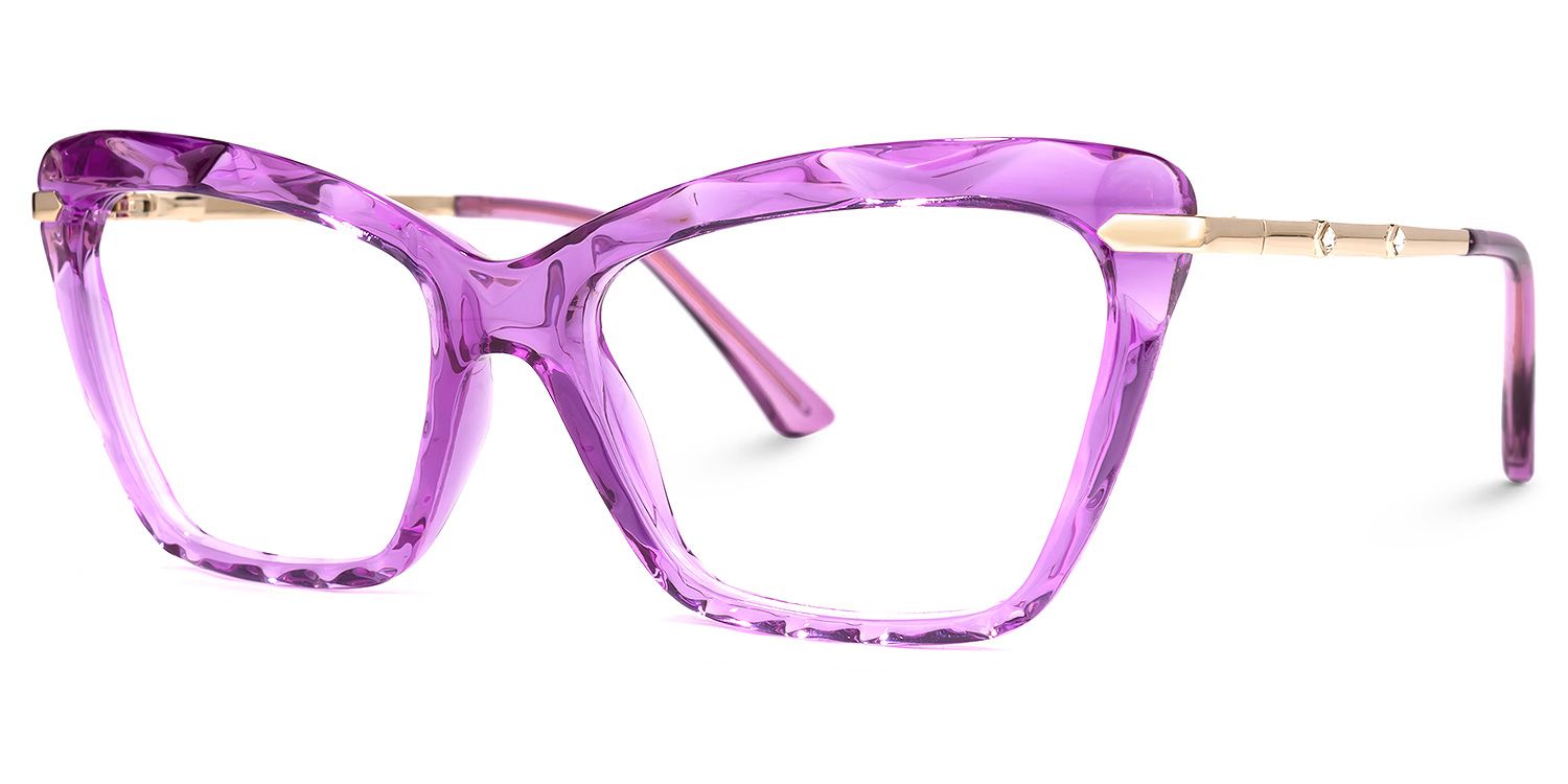 Juliet Cateye Purple Glasses | ZEELOOL Canada1