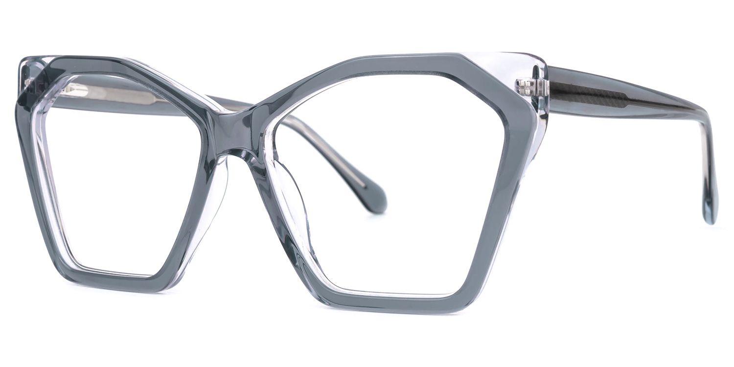 Sprouse Cateye Gray Glasses | ZEELOOL Canada1