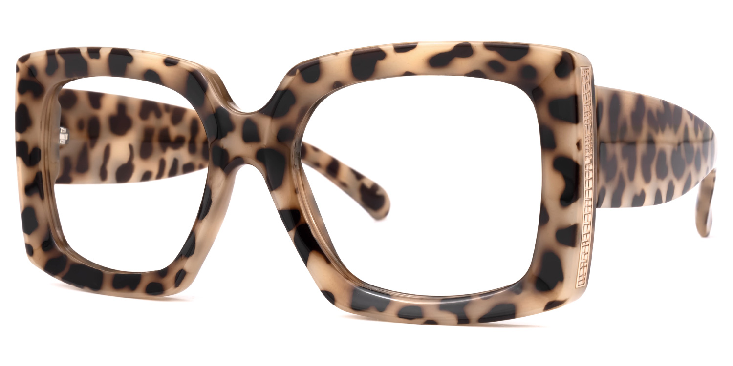 Yael Square Light-Tortoise Glasses | ZEELOOL Canada1