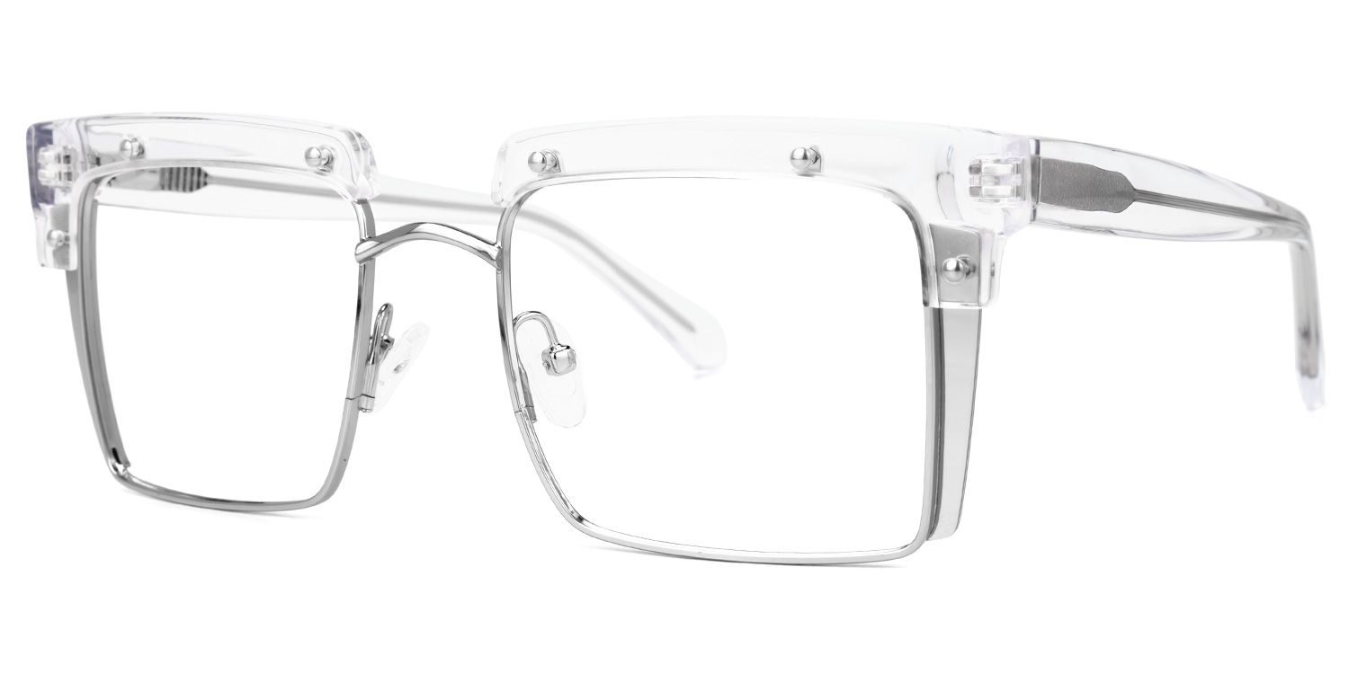 Kiana Square Clear Frame Glasses | Zeelool Optical2