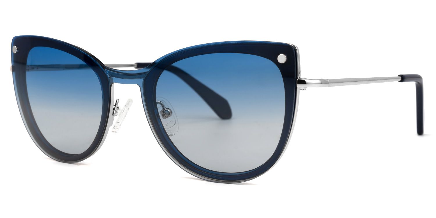 Paulette Clip-on Blue Glasses | ZEELOOL Canada1