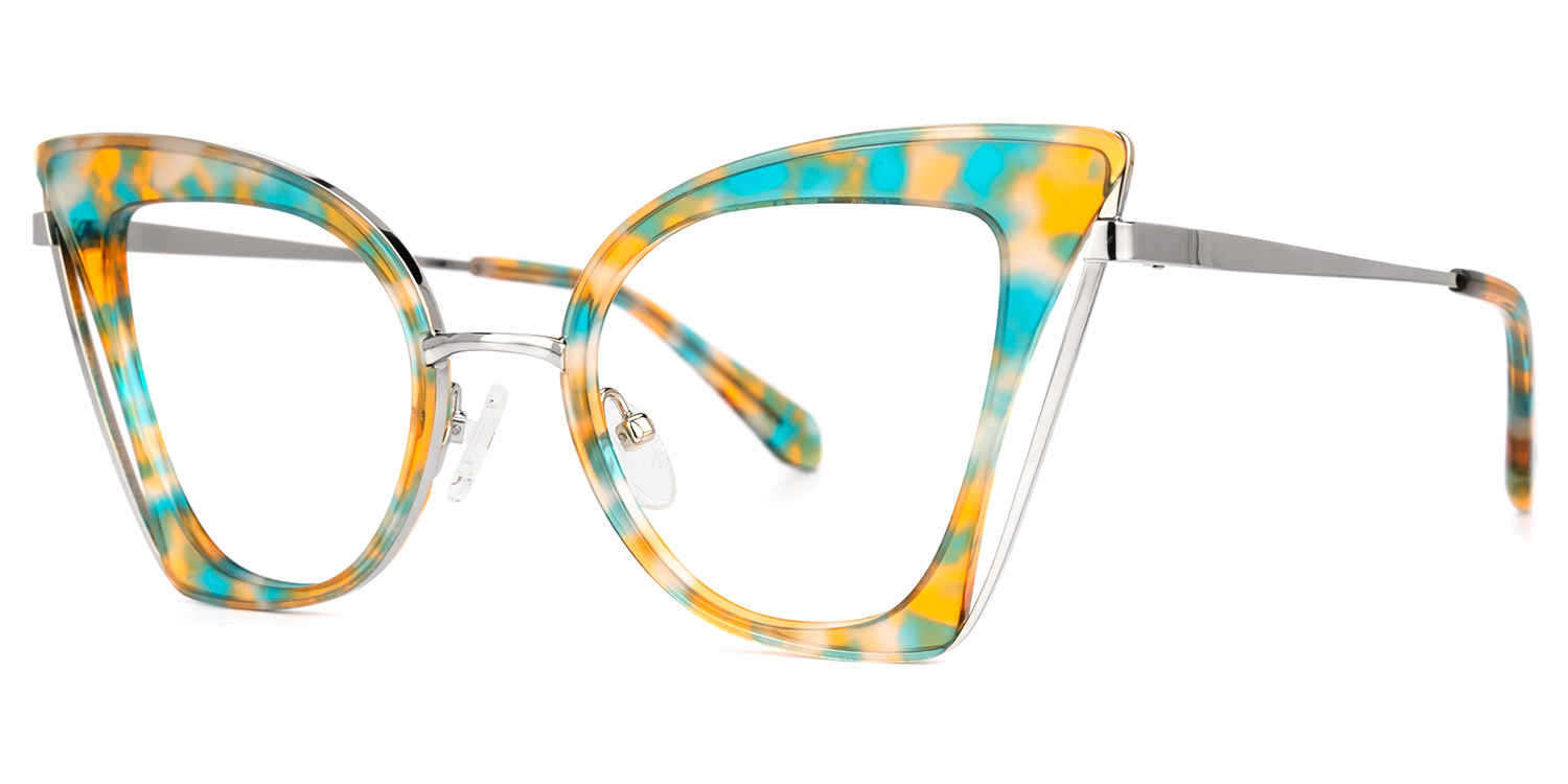 Orinthia Cateye Blue Glasses | ZEELOOL Canada1