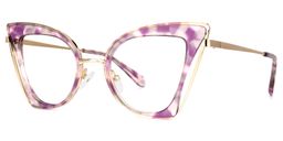 Orinthia Cateye Purple Glasses1