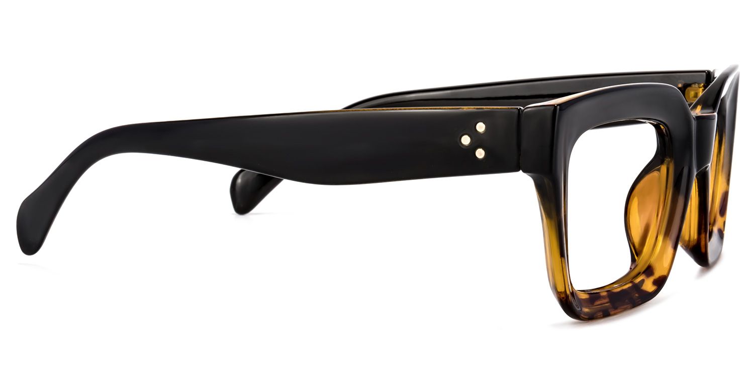 Nevaeh Square Yellow-Tortoise Glasses | ZEELOOL Canada3