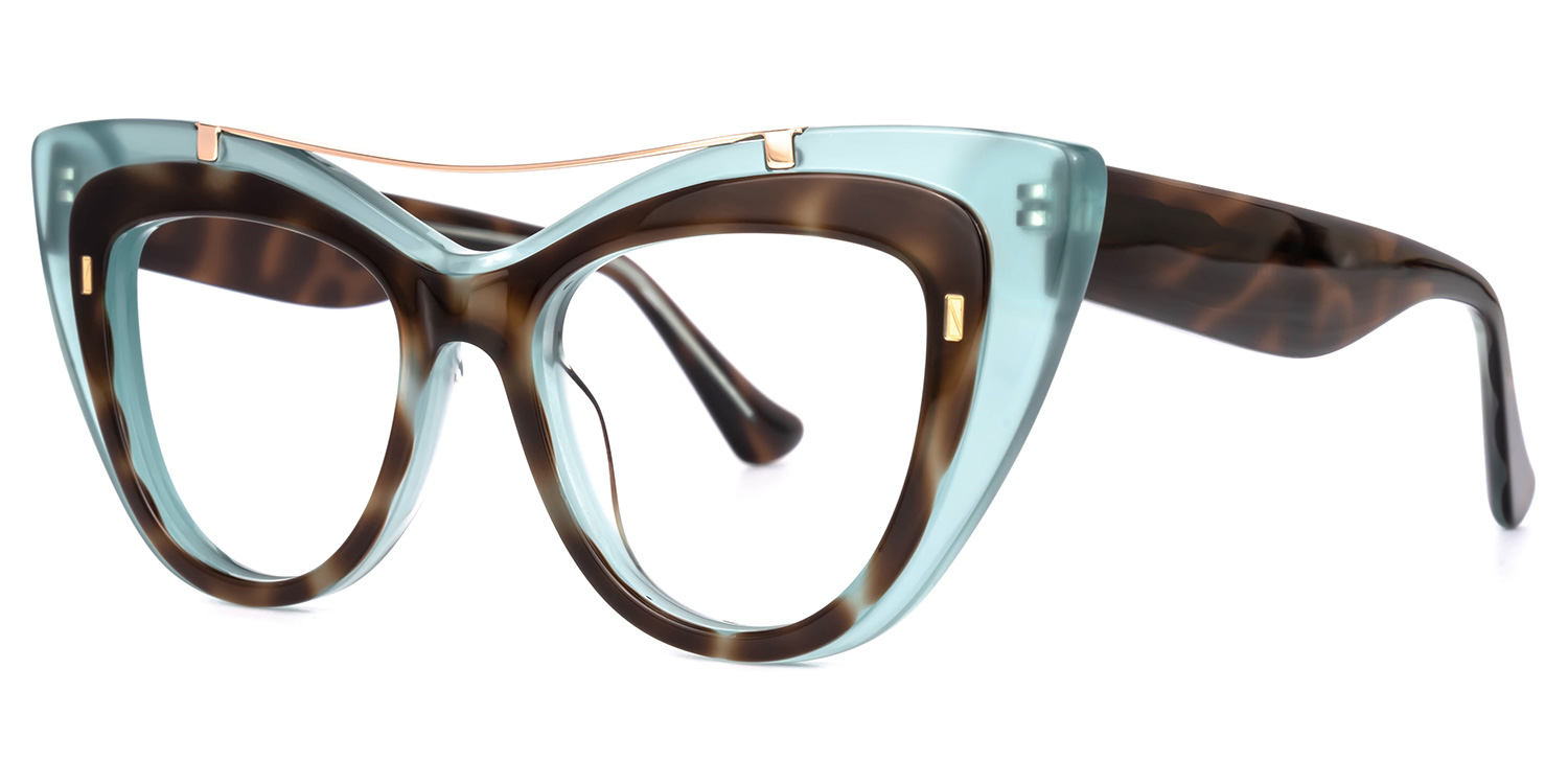 Poutch Cateye Blue Glasses | ZEELOOL Canada1