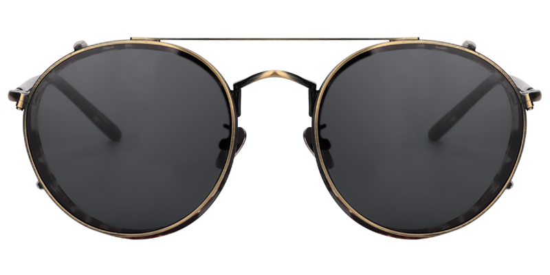 Merle Aviator Clip-on Glasses 1