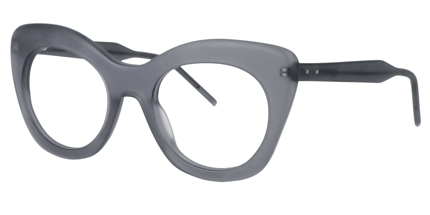 Cat-eye Gray Glasses | ZEELOOL Canada2