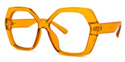 Piper Geometric Earthy-Yellow Glasses1