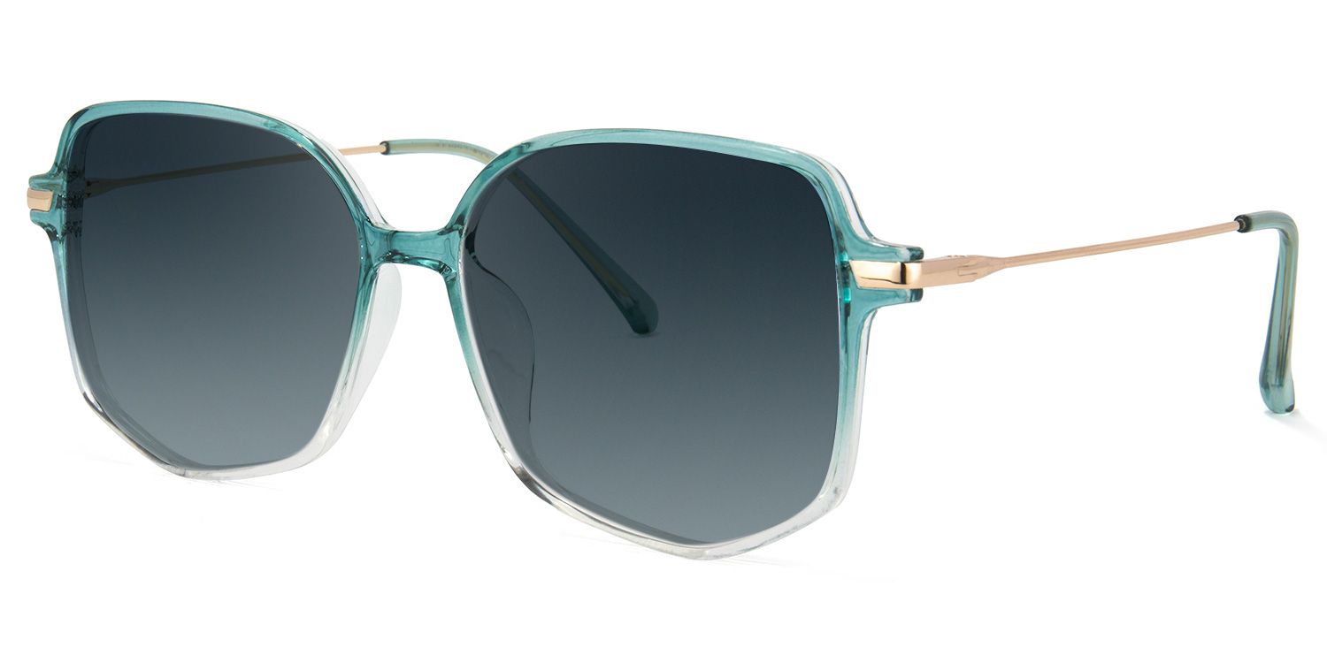 Payton Tr90 Green Frame Sunglasses | ZEELOOL CA1