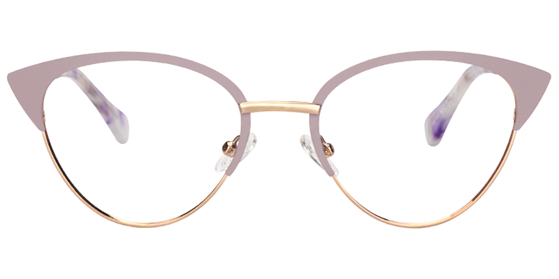 Nelly Cat Eye Pink Glasses | ZEELOOL Canada0