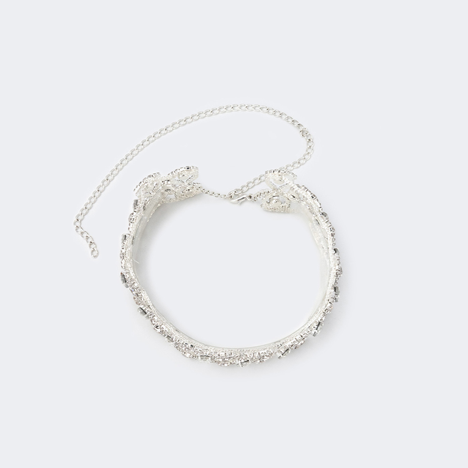 Glaring Occidental Style Silver Necklace | ZEELOOL Canada2