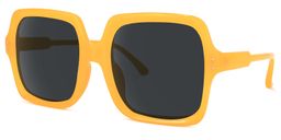 Ronnie Square Yellow Sunglasses1
