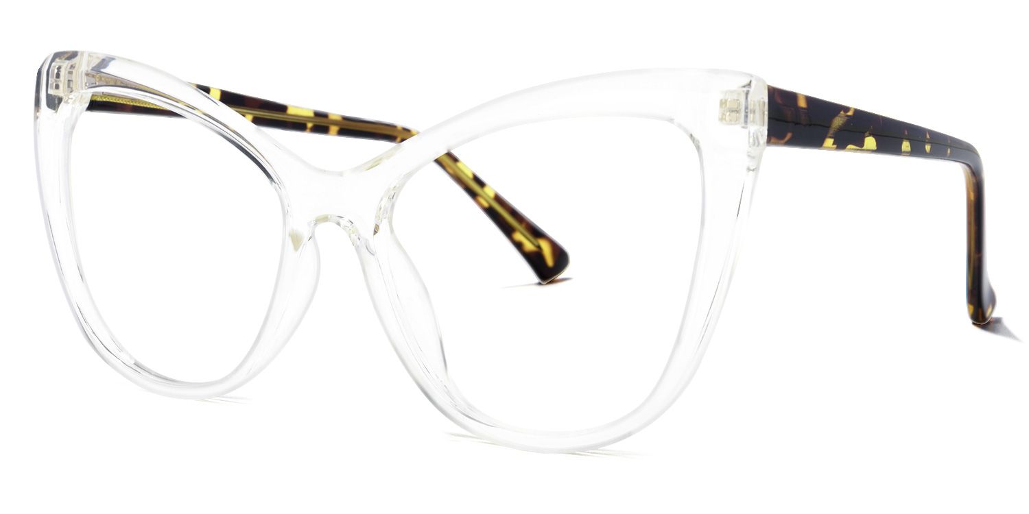 Shelby Cateye Clear Glasses | ZEELOOL Canada1