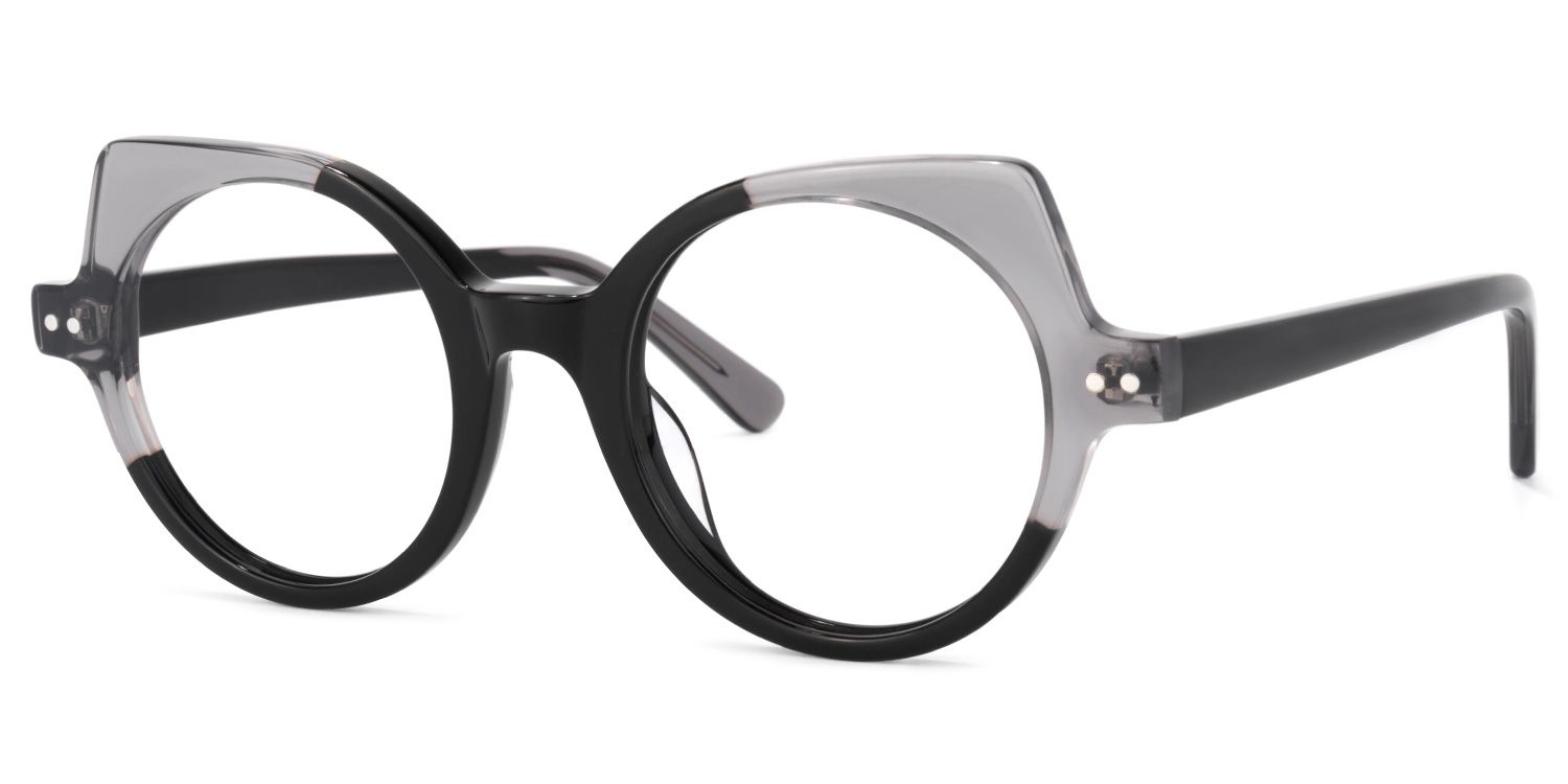 Gilbert Cateye Black Glasses | ZEELOOL Canada1