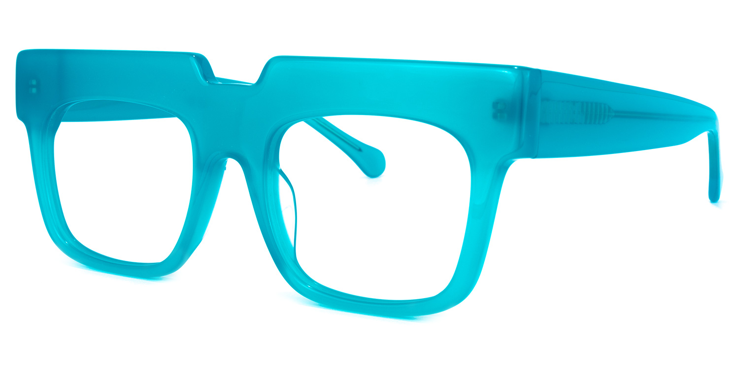 Travis Square Blue Glasses | ZEELOOL Canada1
