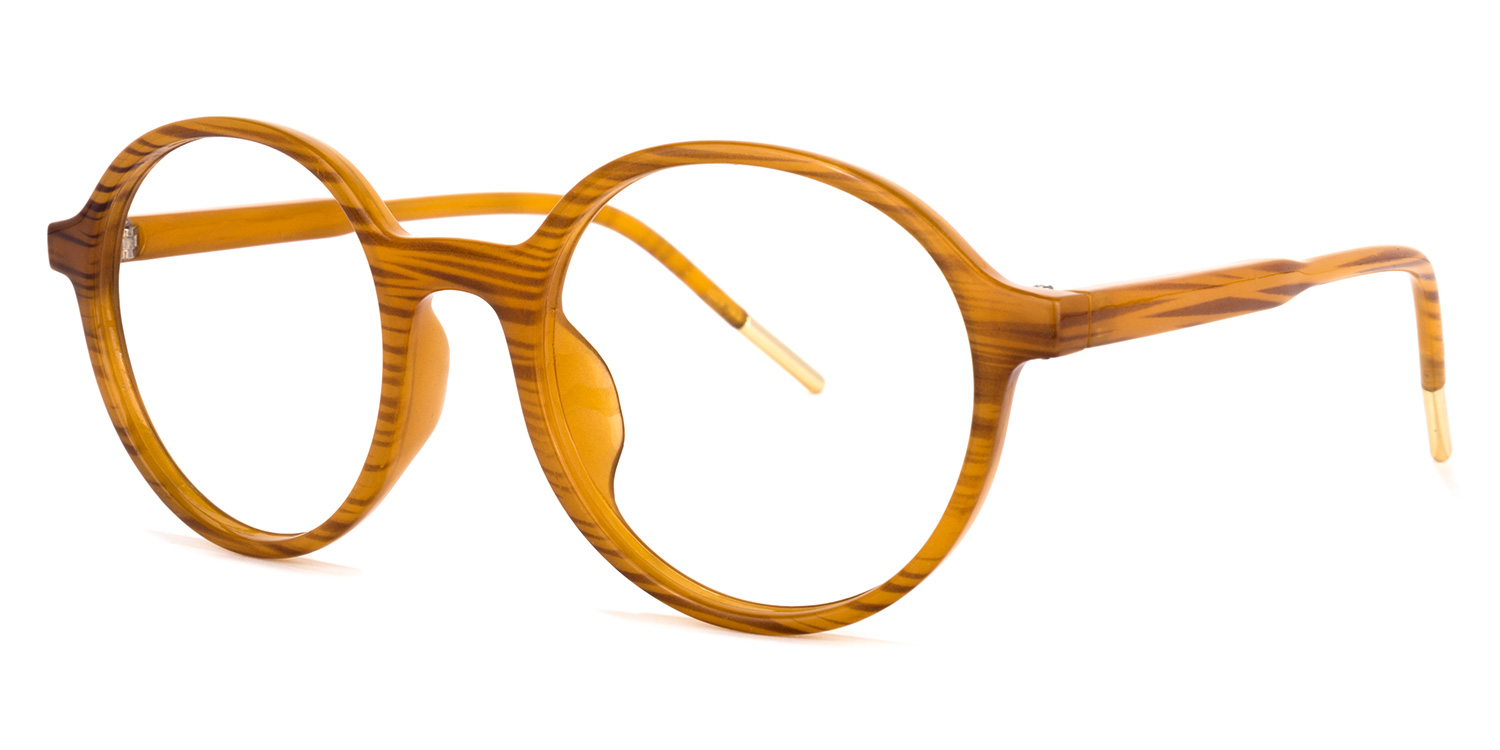 Tomas Round Brown Glasses | ZEELOOL Canada1