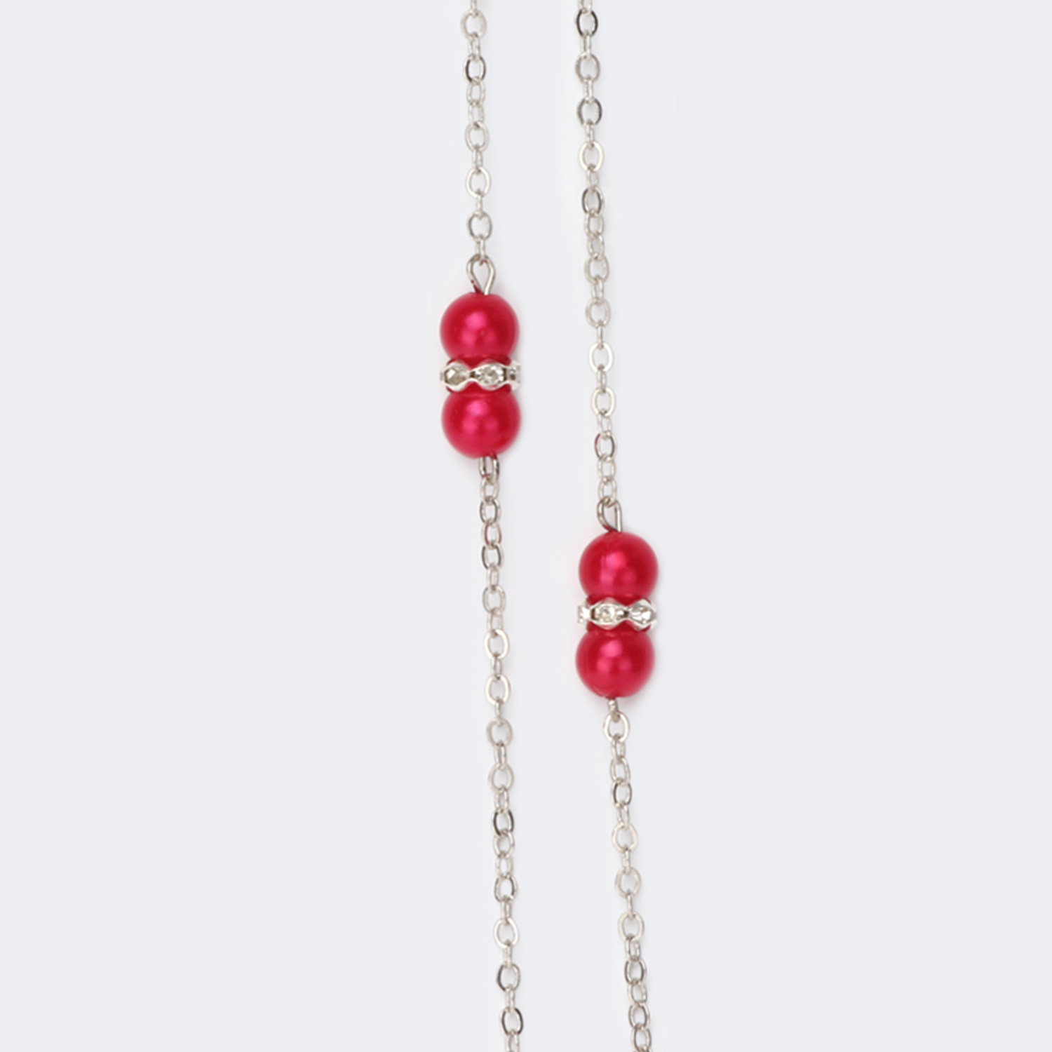 Red Beads Eyeglasses Chain-023