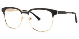 Wren Black-Gold Browline Glasses3