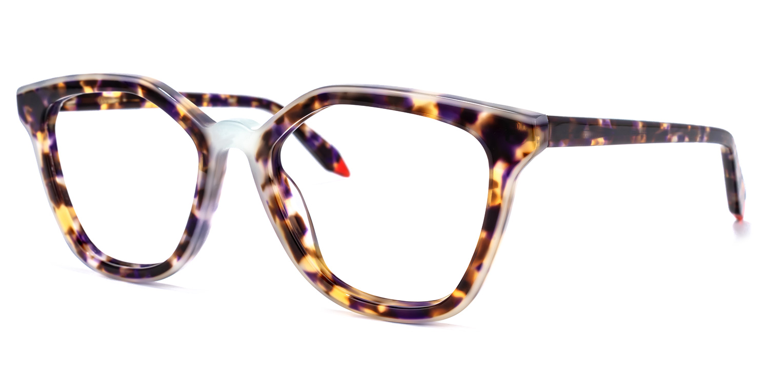 Yannick Square Purple-Tortoise Glasses | ZEELOOL Canada1