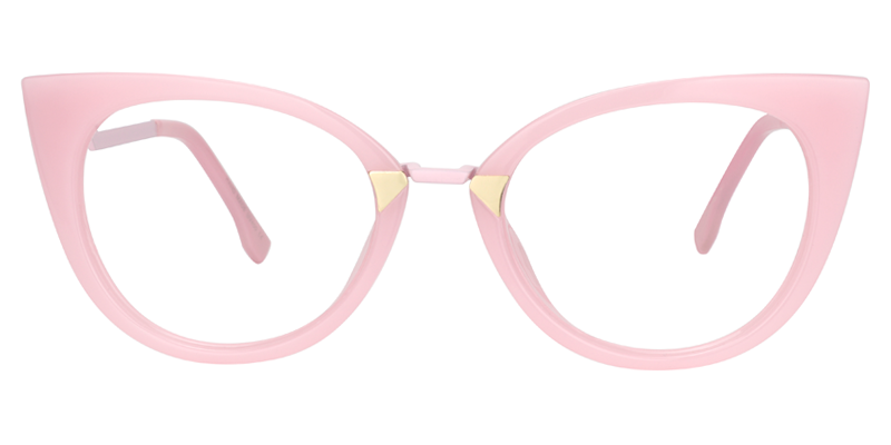 Jacqueline Cat Eye Pink Glasses0