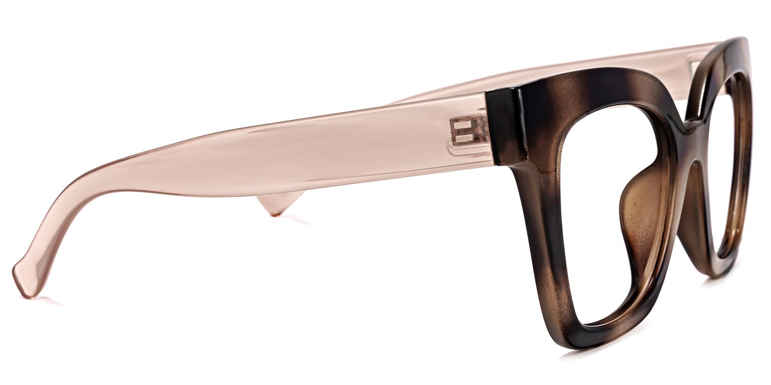 Malcolm Square Burnt Umber Frame Glasses | Zeelool6