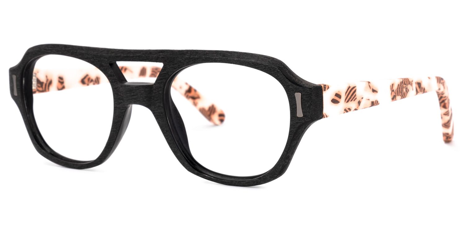 Cordero Round Black Glasses | ZEELOOL Canada1