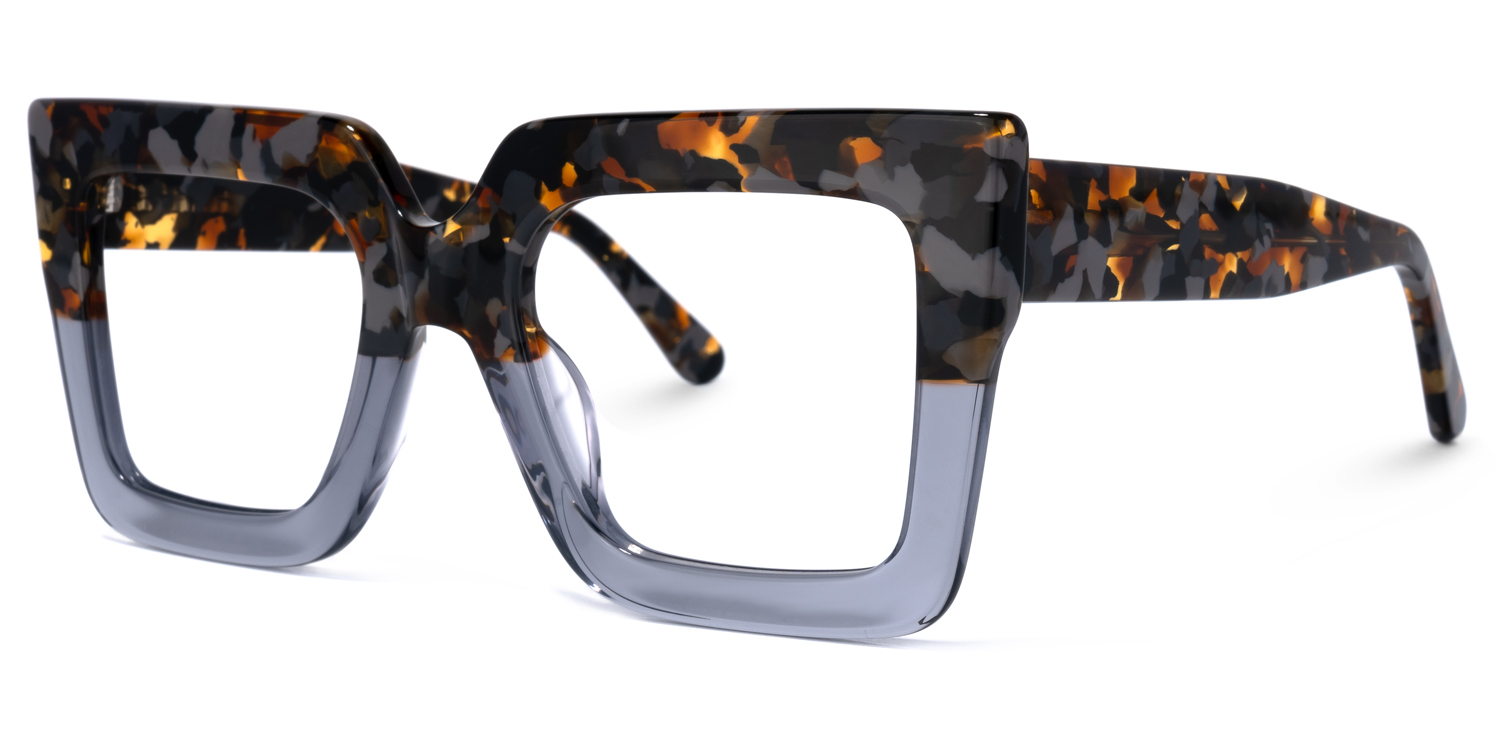 Brandon Square Gray Glasses1