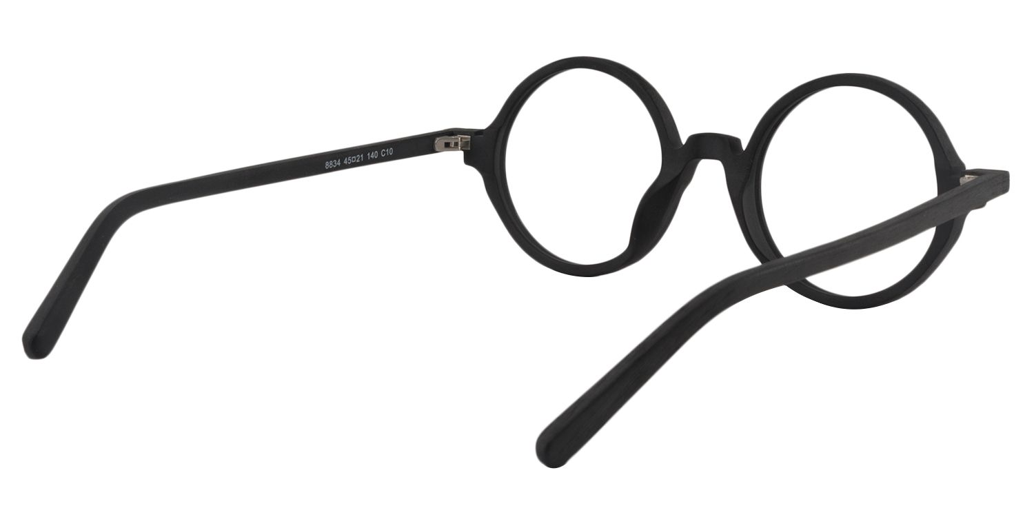 Round Black Glasses | ZEELOOL Canada5