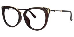 Dalton Cat Eye Burgundy Glasses1