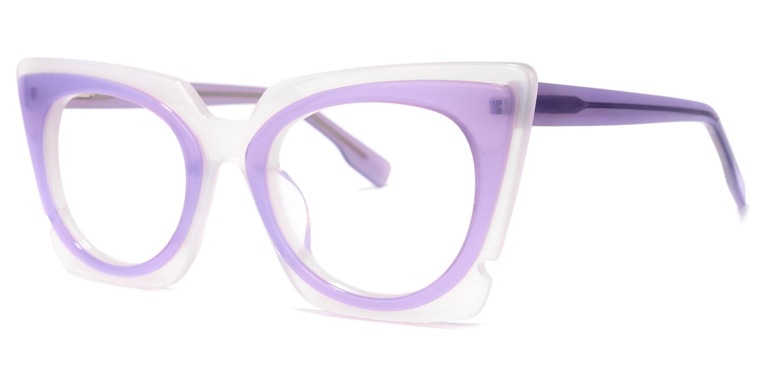 Wingate Cateye Purple Glasses | ZEELOOL Canada1