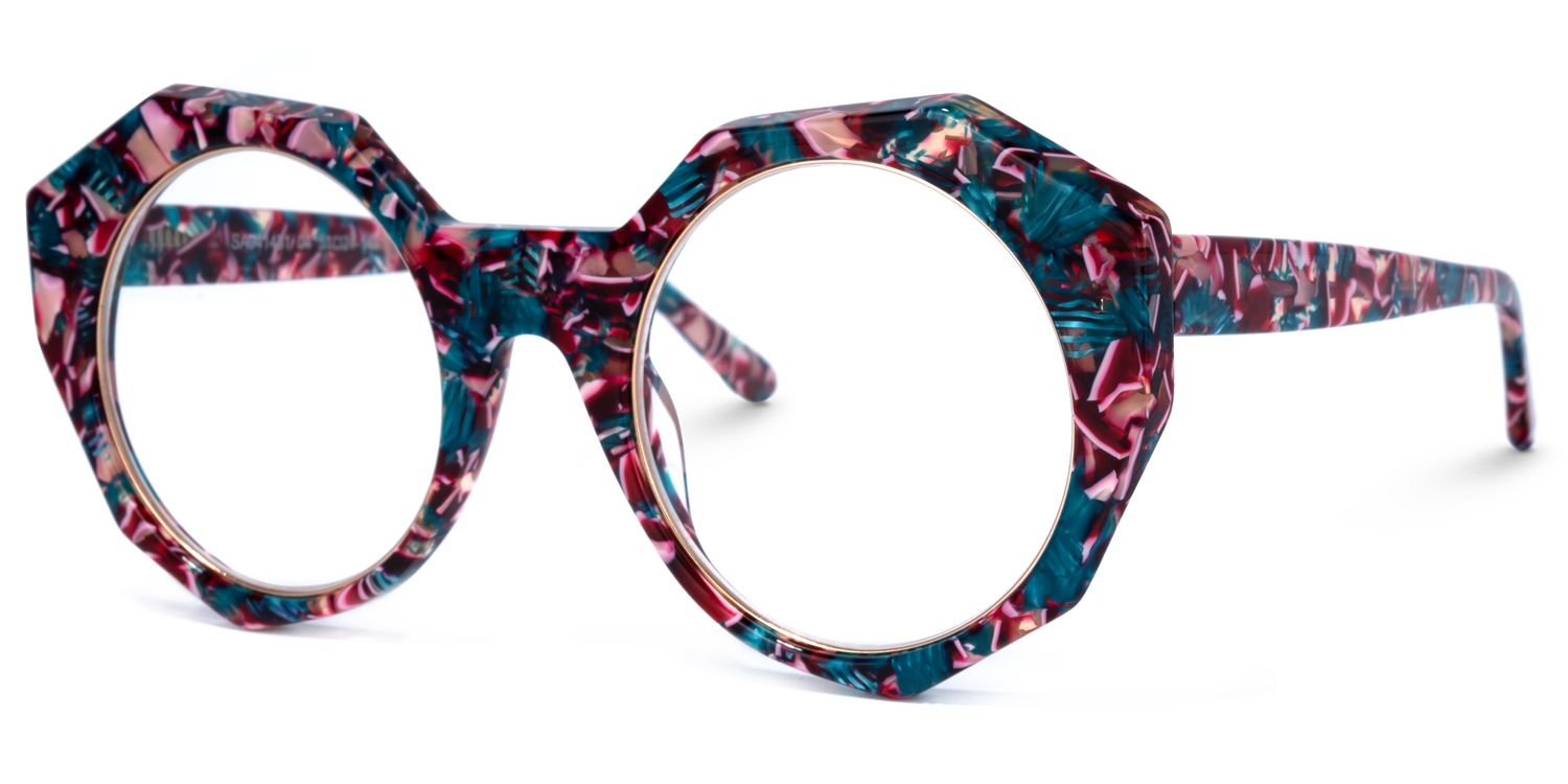 Bogar Geometric Floral Glasses | ZEELOOL Canada1