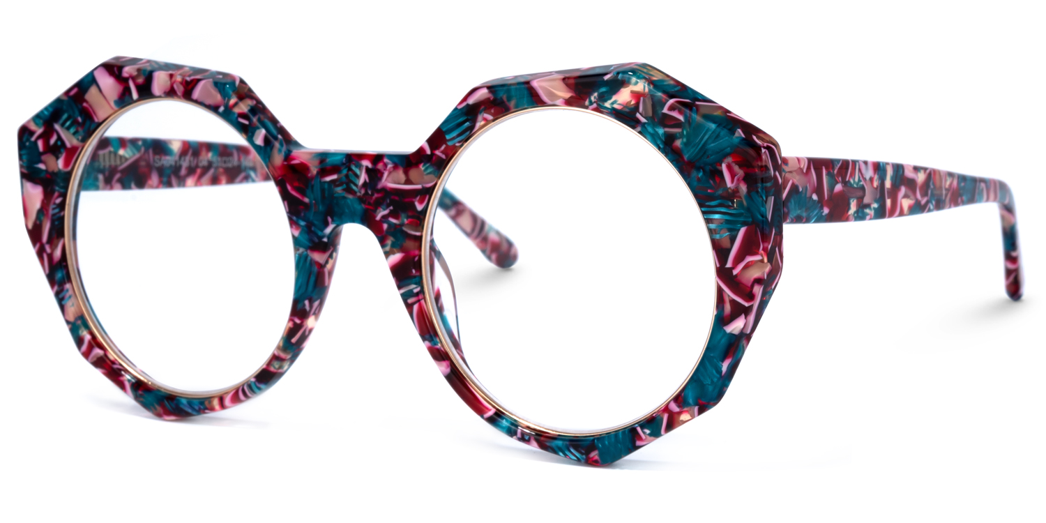 Bogar Geometric Floral Glasses | ZEELOOL Canada1