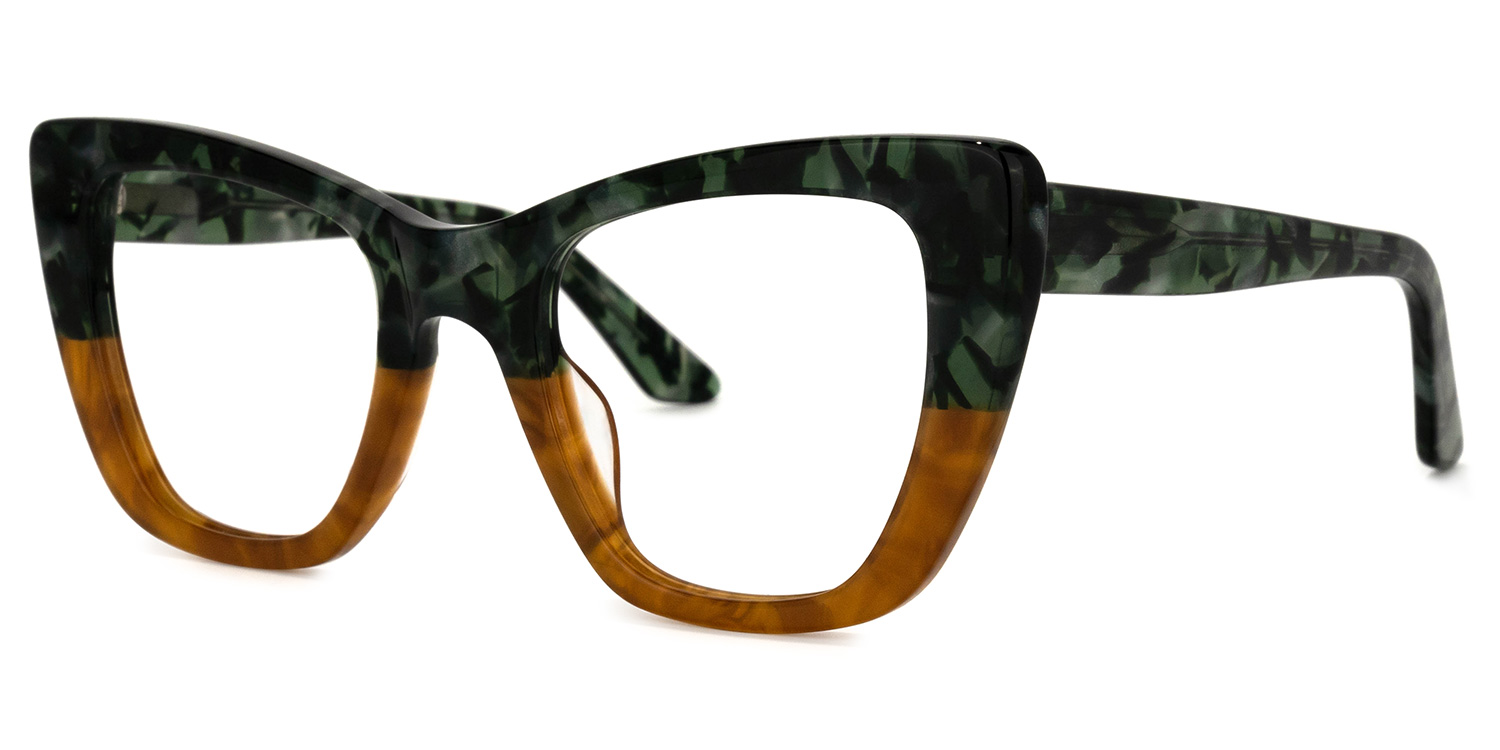 Lewis Cateye Two-Tone Glasses1