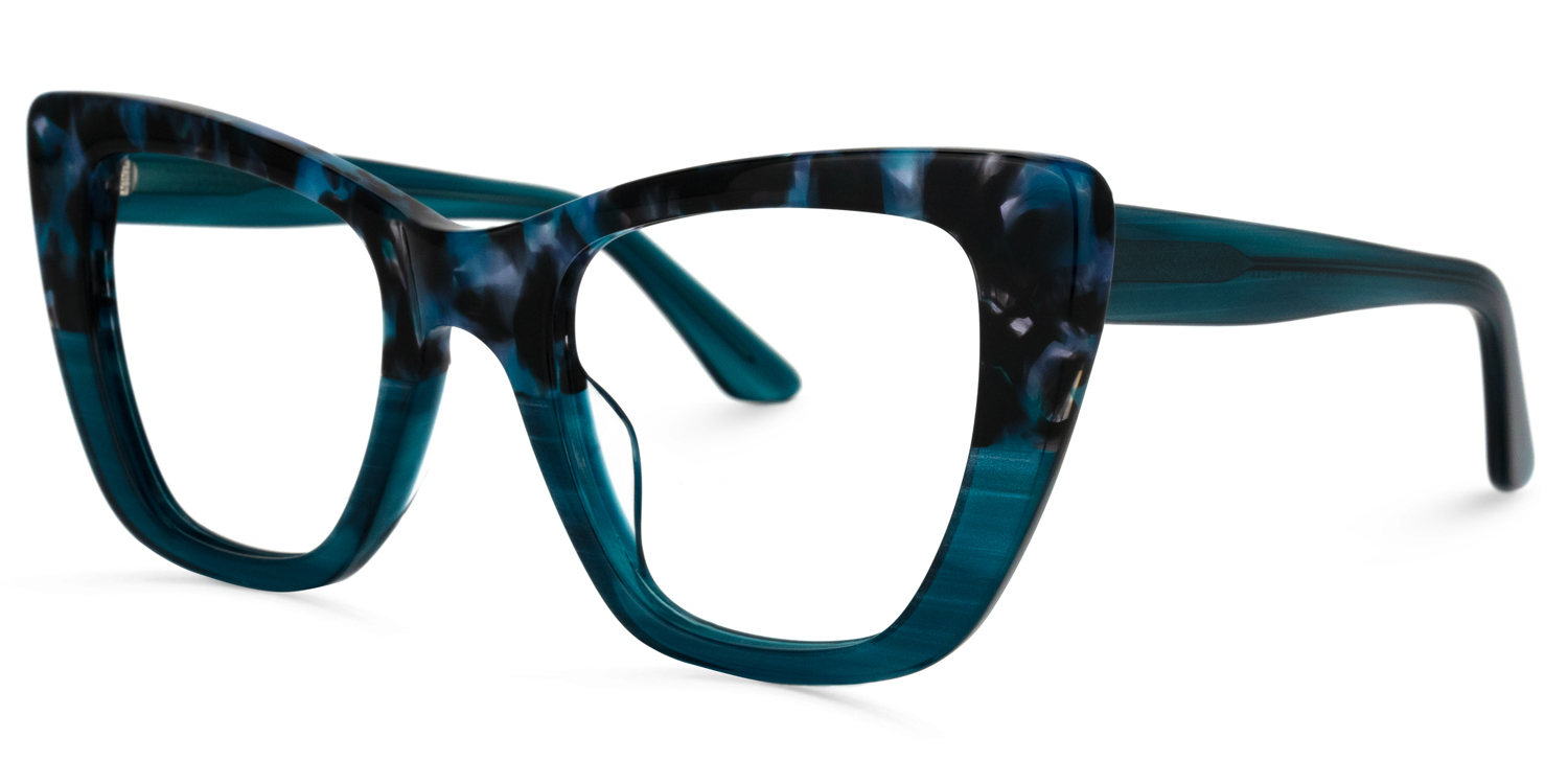 Lewis Cateye Blue Glasses | ZEELOOL Canada1