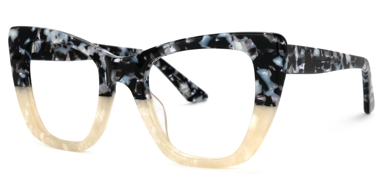 Lewis Cateye Marble Glasses | ZEELOOL Canada1