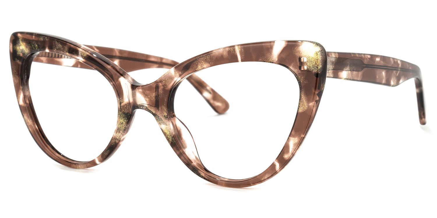 Stjules Cateye Brown Glasses1