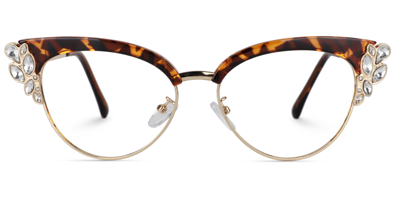 Hearn Cat Eye Tortoise Glasses | ZEELOOL Canada0