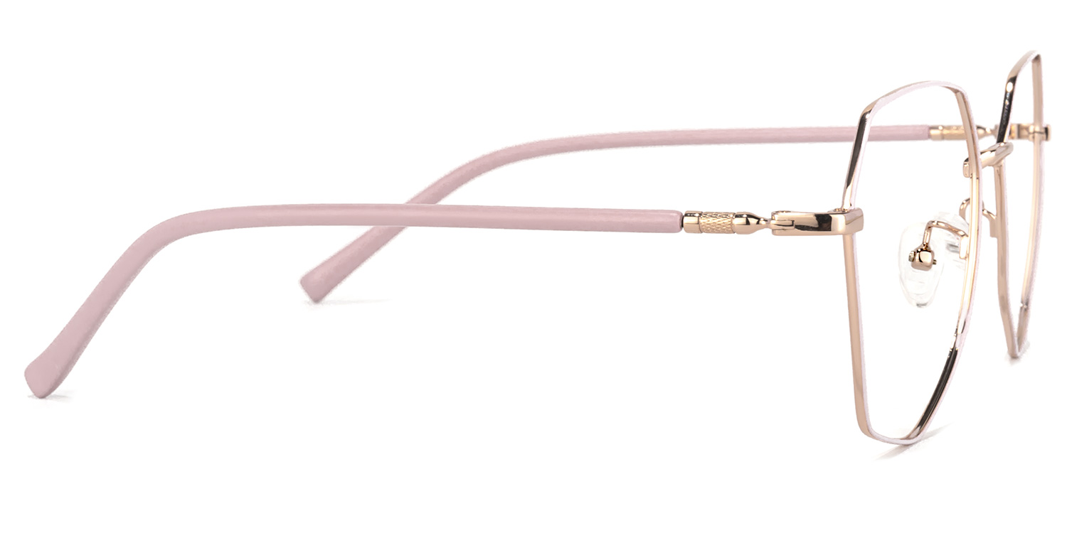 Bivins Geometric Pink Glasses5