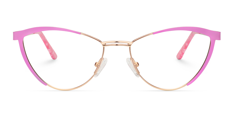 Sydney Cat Eye Pink Glasses | ZEELOOL Canada0