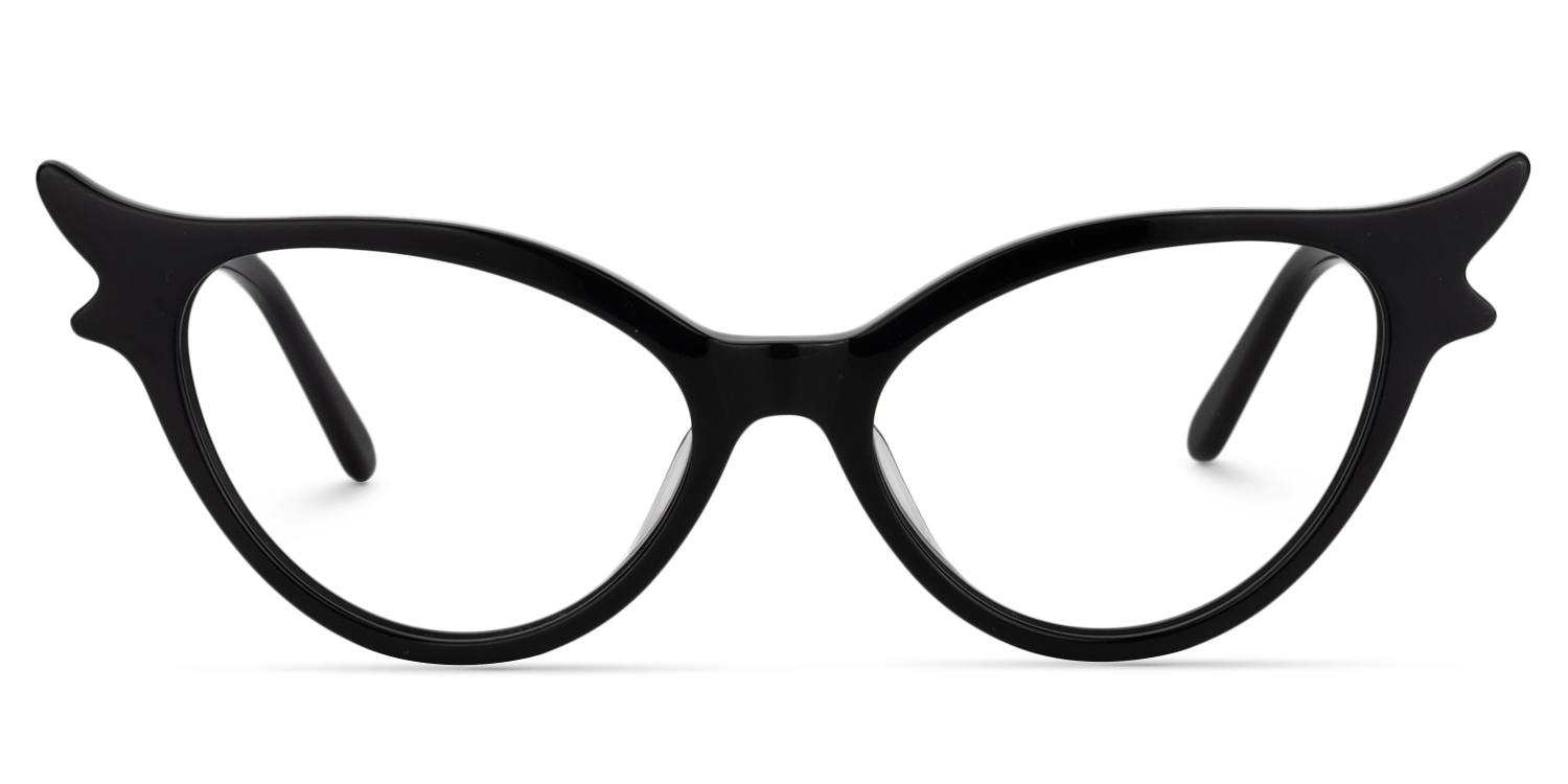 Judy Cat Eye Black Glasses | ZEELOOL Canada0